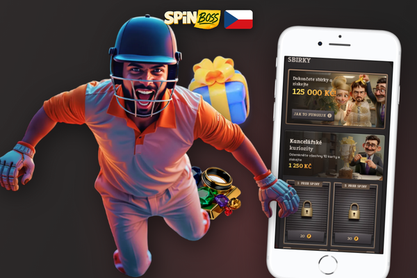 Přihlášení do Spinboss Kasino aplikace otiskem prstu nebo Face ID bez zadávání hesla